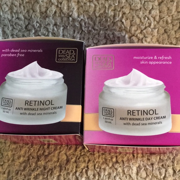 NIB Dead Sea Anti Wrinkle Retinol Night/Day Cream - Picture 4 of 6